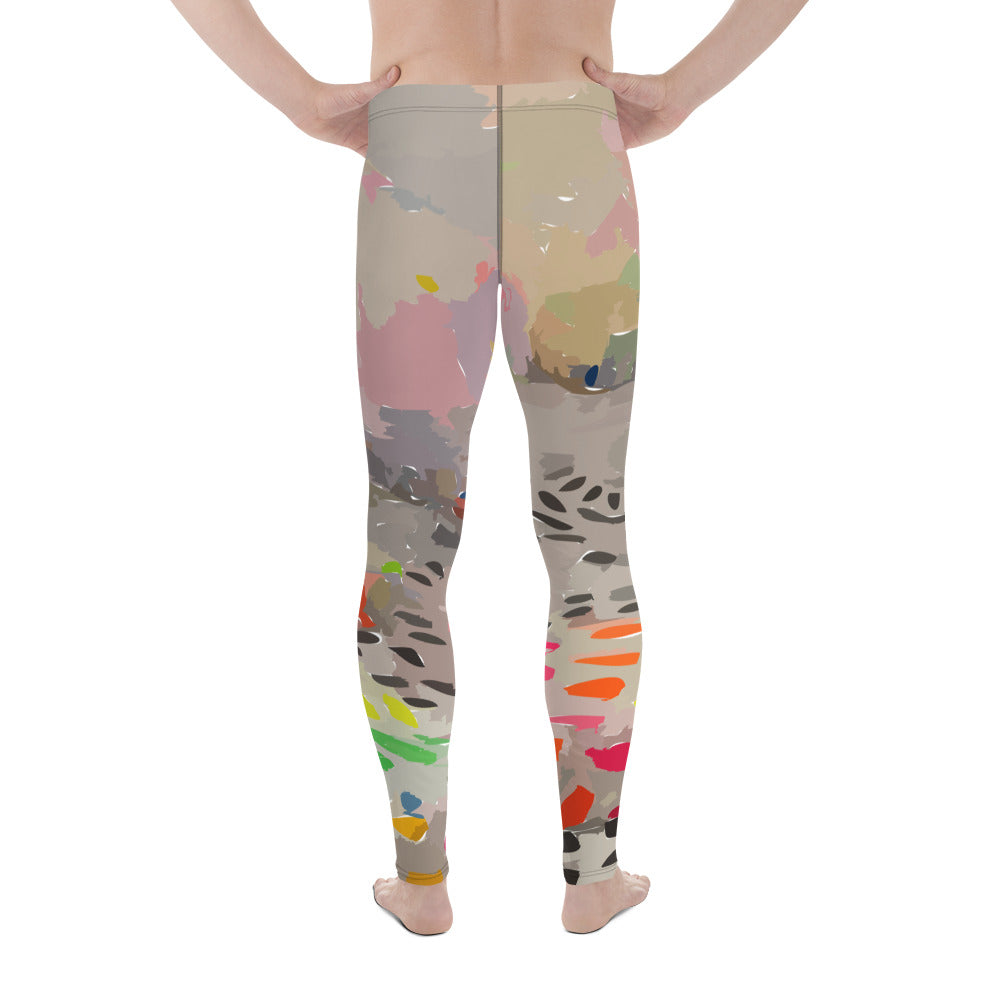 Men's Pastel Painted Leggings