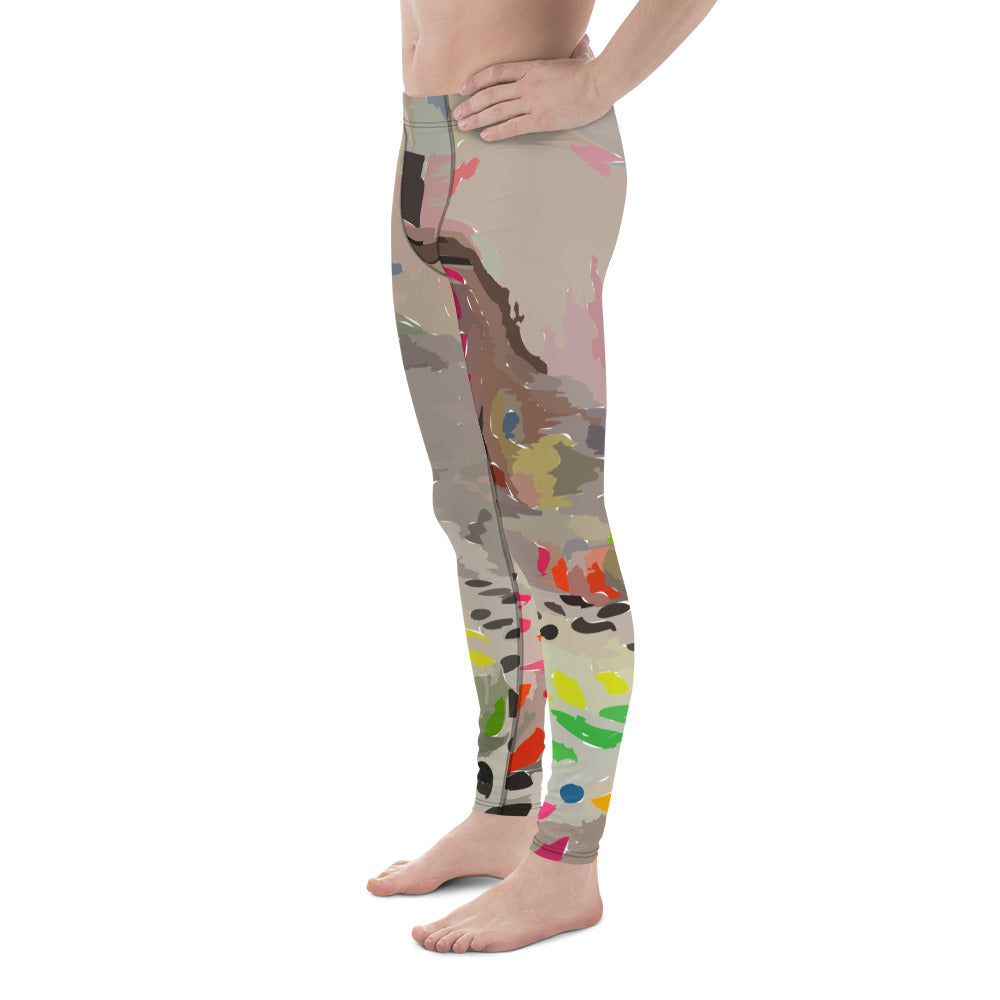 Men's Pastel Painted Leggings